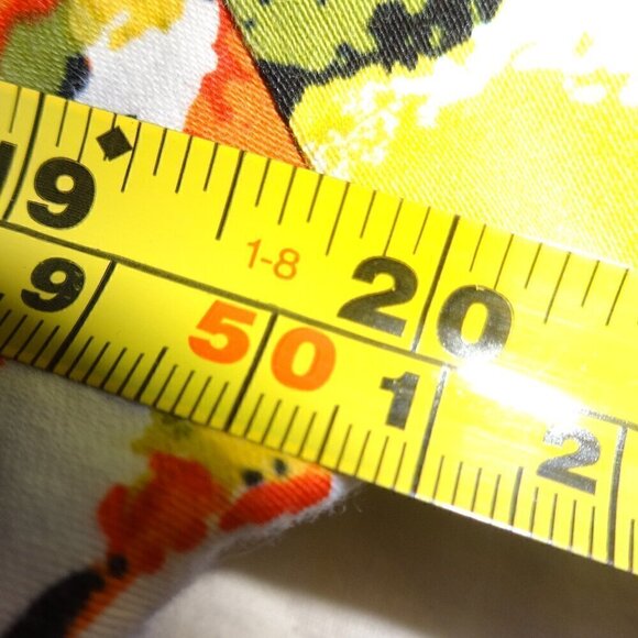 Erin women's jacket size PM, 3/4 sleeve, black with colorful print, 1 hook front - Picture 8 of 12